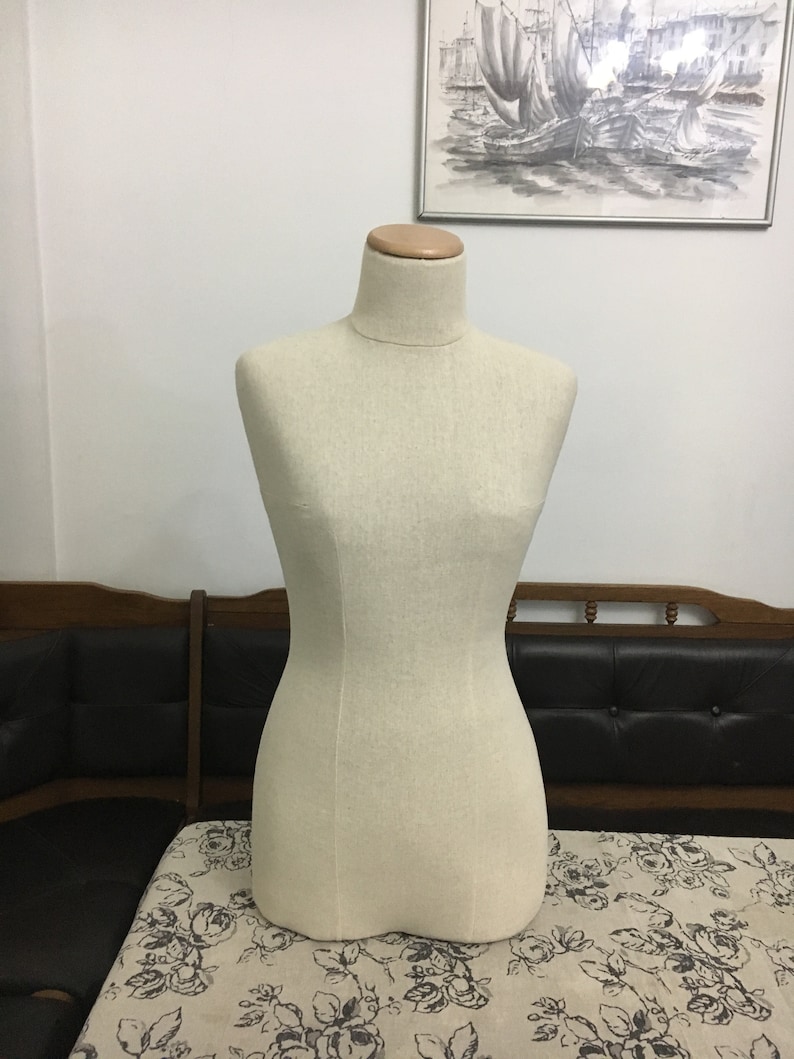Mannequin Torso Maniquin Vintage Dress Form Look Calico Etsy UK