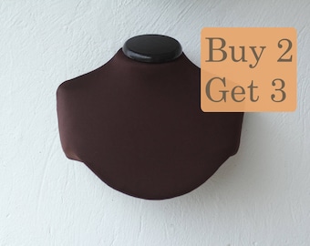 Wall Mount Jewelry Display Bust, Vintage French Style Necklace Holder