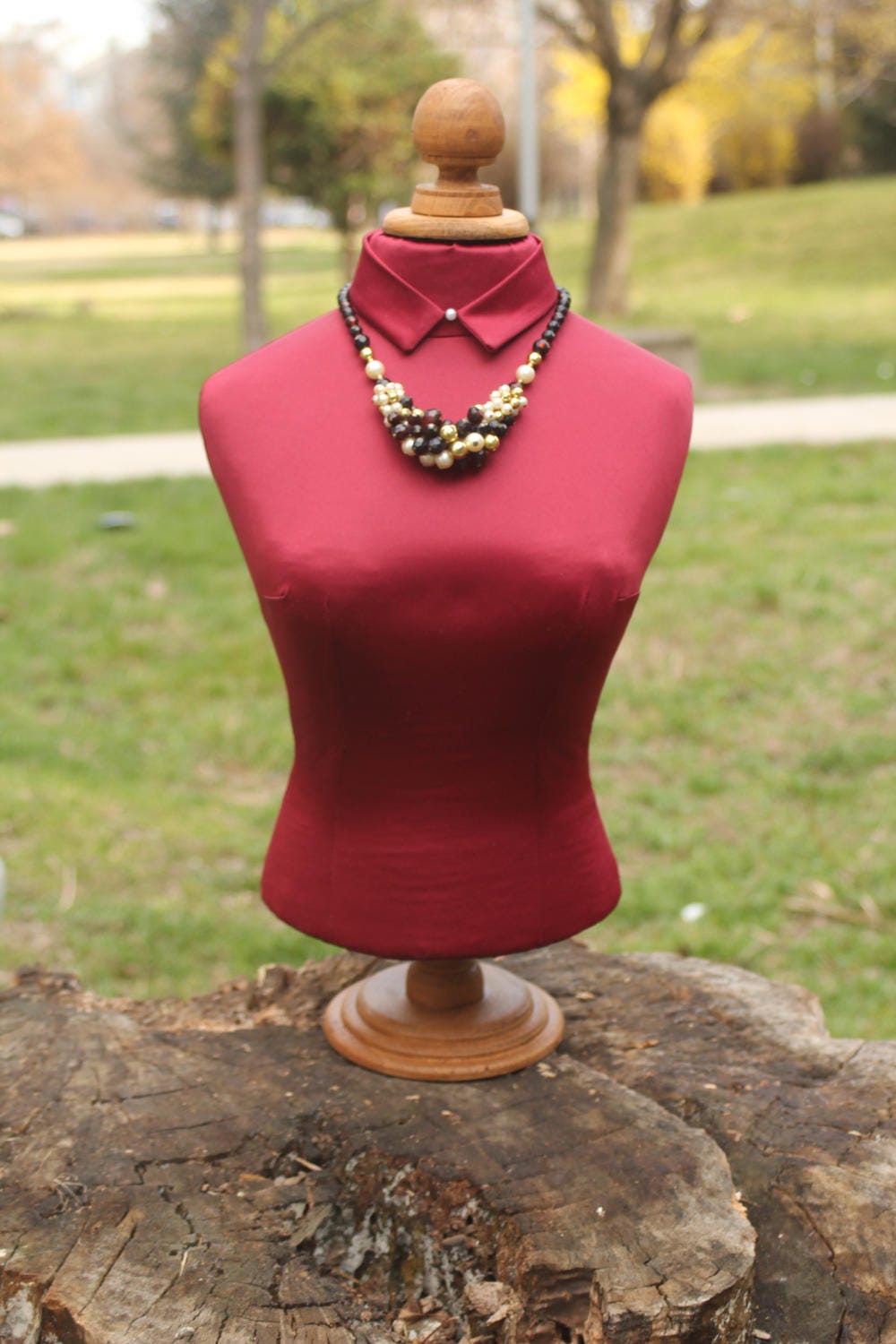 Jewelry Mannequin Holder bust torso Jewelry Display Satin Etsy