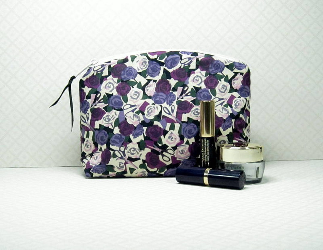 Liberty Fabric Makeup Bag, Liberty of London, Cosmetics Purse, Paper ...