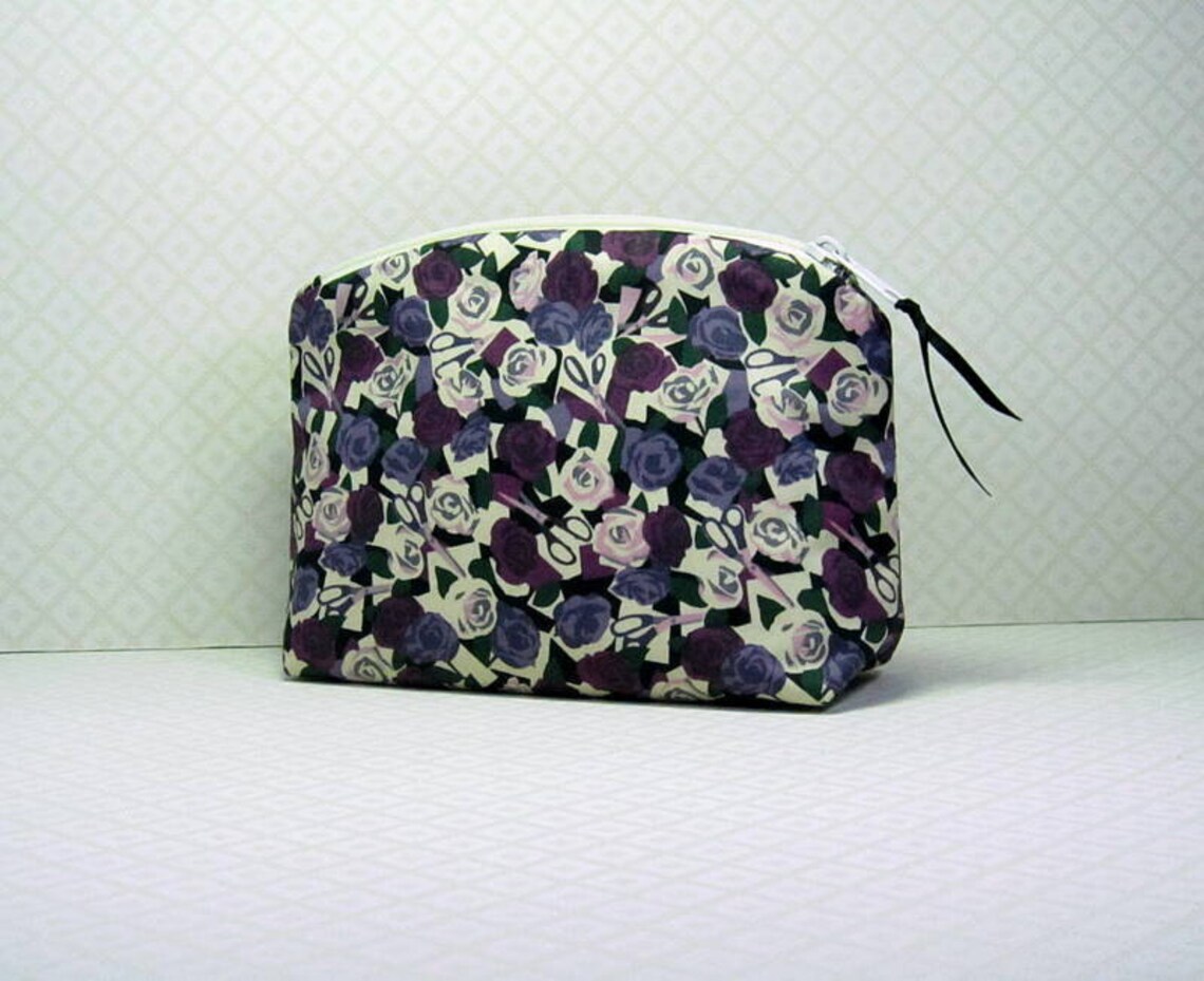 Liberty Fabric Makeup Bag, Liberty of London, Cosmetics Purse, Paper ...