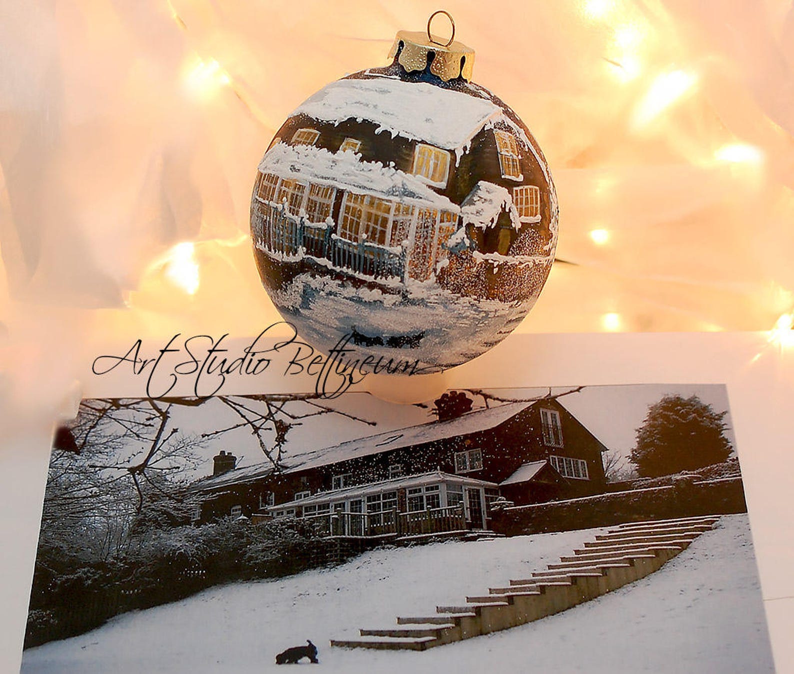 CHRISTMAS ORNAMENT House Personalization  Etsy