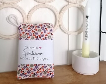 2 x Spülschwamm waschbar plastikfrei Sponge Küchenschwamm Zero Waste wiederverwendbar nachhaltig plasticfree Spültuch gift bio