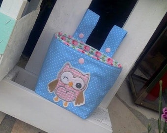 Easter nest handlebar bag owl / balance bike bag / bicycle bag / bed utensil for children