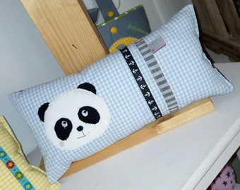 Pillows for children // Cuddly pillows // Animal motif pillows // personalized // Children's room // Panda bear // Gift for children // Baptism //