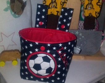 Osternest Lenkertasche Fussball / Laufradtasche / Fahrradtasche / Fussballtasche /