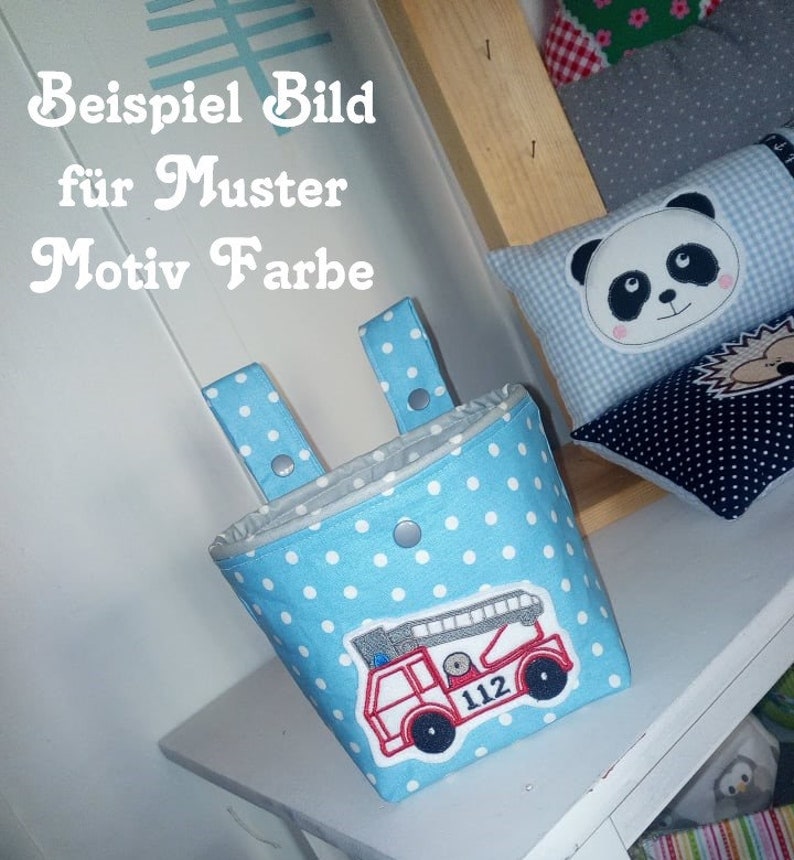 Osternest Lenkertasches Stern / Laufradtasche / Fahrradtasche Kinder / Hängeutensilo Bild 6