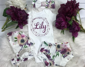 summer baby take home outfit