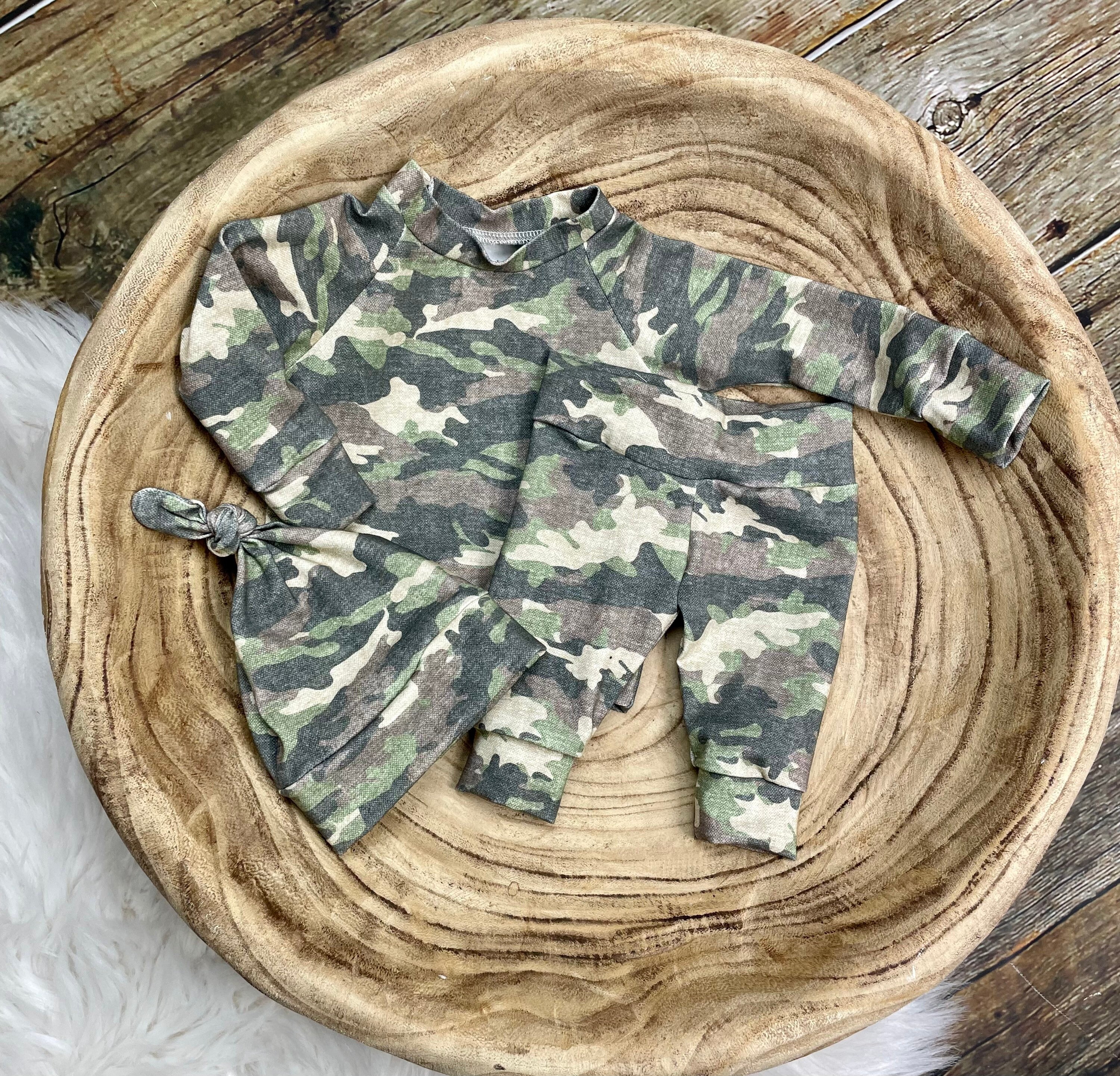 Newborn Coming Home Outfit baby Camo outfit Newborn Boy Camo Outfit Baby Camo camouflage Outfit Modern Baby Outfit Baby Boy Premie Baby