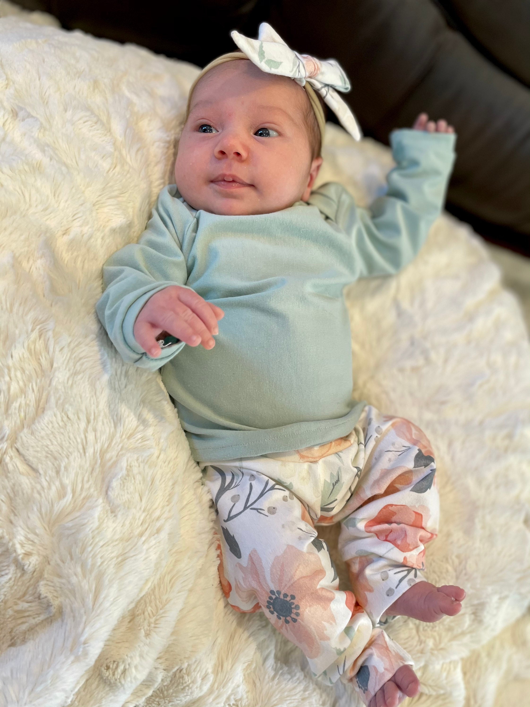 Newborn Girl Coming Home Outfit Baby Girl Outfit in Etsy