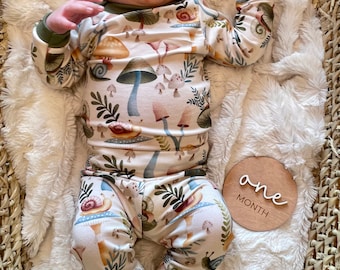 Vêtements pour bébé/Tenue de bébé neutre en matière de genre/Vêtements pour bébé nature/Tenue de retour à la maison pour nouveau-né/Vêtements de bébé biologiques/Bébé garçon/bébé fille/cadeau de bébé