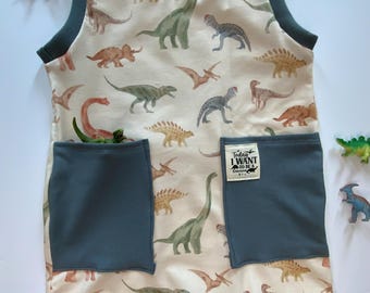 Boy summer romper/summer baby clothes/dinosaur romper/Organic Baby Clothes/baby boy/toddler boy/dinosaur birthday/boy birthday outfit