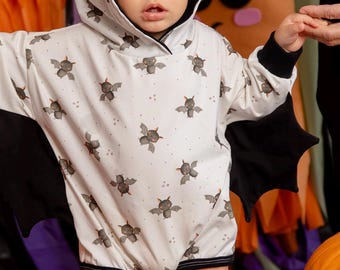Fladdermusdräkt för baby/fladdermuströja/helgdräkt för baby/Halloweendräkt för baby/fladdermusdräkt för småbarn/ekologiskt stickade babykläder
