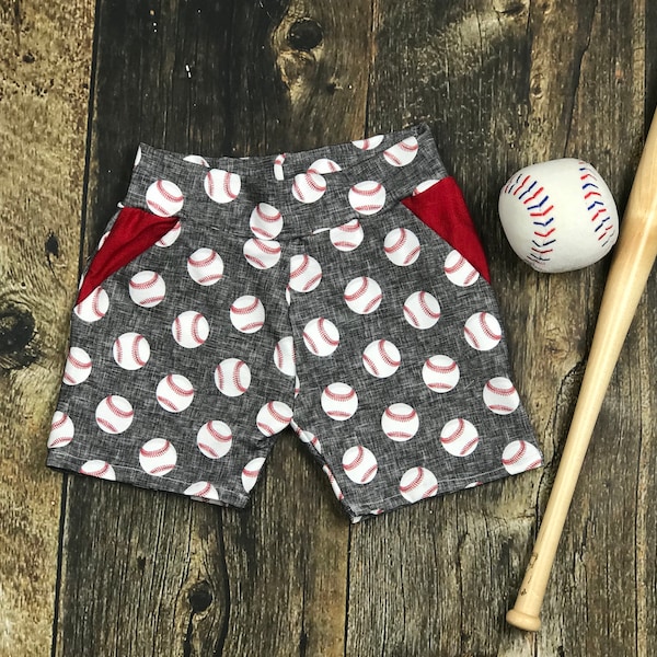 Baseball Shorts Etsy