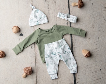 Gender Neutral coming home outfit/organic baby clothing/baby boy outfit/baby girl outfit/baby clothing/Premie Baby/Baby Shower Gift