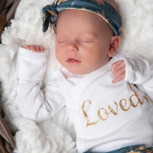 Newborn Girl Coming Home Outfit, baby girl take home outfit, newborn/Premie outfit, baby organic clothing,newborn photography, Premie girl