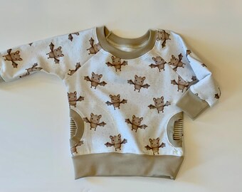 Boy bat sweatshirt/vintage bat sweatshirt/baby boy bat sweatshirt/toddler boy bat sweatshirt/organic boy clothing/boy Fall clothing