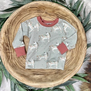 Girls unicorn shirt|Organic Cotton|Unicorn top|Baby, Toddler Girl Clothes|UnicornRaglan, Shirt|Organic baby clothes |newborn, toddler girl