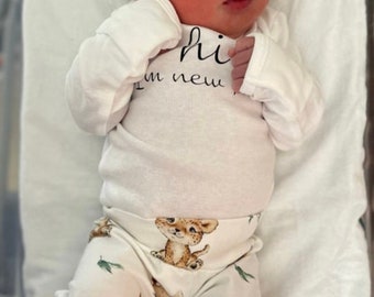 Unisex baby coming home outfit/Gender Neutral coming home outfit/baby animal clothing/baby animals/baby clothing/Premie Baby, Baby Shower
