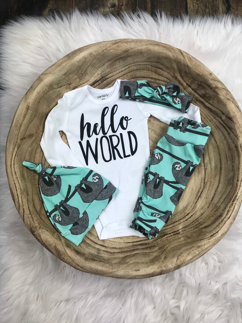 Unisex Baby Coming Home Outfit Gender Neutral Coming Home Etsy