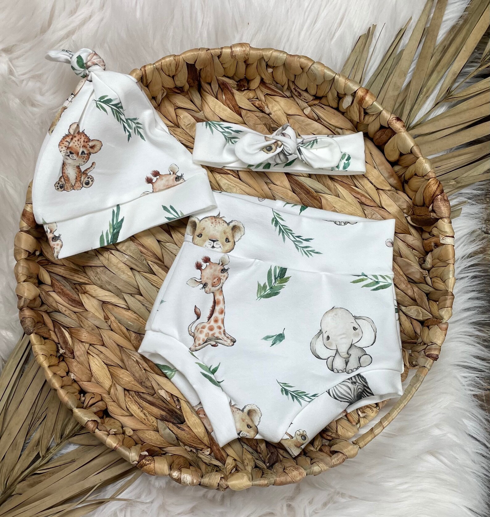 Unisex Baby Coming Home/gender Neutral Coming Home Outfit/baby Animal