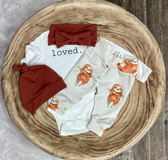 Sloth baby hotsell boy clothes
