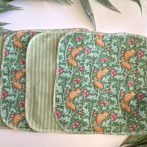 Toalha de papel de pano 3ply/Toalha sem papel em squrriels/Toalha de papel não reutilizável/Toalhas sem papel, Toalha de papel lavável, Toalhas de papel reutilizáveis