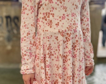 Twirl Dress, Circle Dress, Girl Twirl Dress, Toddler Twirl Dress, Floral Dress, Birthday Dress, Easter dress, spring dress, summer dress