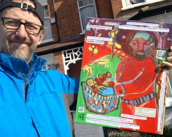 Apple Picker - Heckel's Horse Jr. original painting on canvas