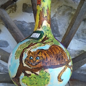 Painted gourds,Alice in Wonderland, home decoration