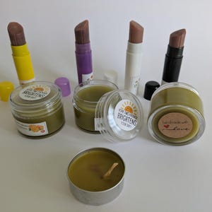 Natural herbal salve and lip balm - products from Nature, essential & olive oils, youth, dry, shining, moisturizing, irritated skin, health