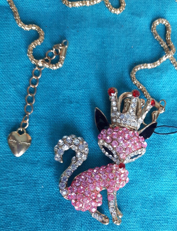 Betsey Johnson 'Imperial Princess' Throne/Fox Necklace & Earring Set  RARE/HTF! | eBay