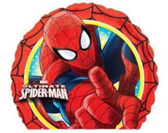 TWO 18" Spiderman foil balloon, super hero, party decoration, FAST SHIP