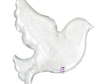 White Dove Helium Balloons Wedding Party Anniversary Memorial Christening