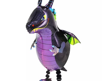 32&quot; Black Dragon pet balloon, party decoration, birthday, dragons, dungeons, Free and FAST SHIP