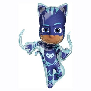 Choose 1 or All 3 P J Masks body shape foil balloons, birthday, celebration, get well, for any pj masks fan, party decor, free and FAST SHIP