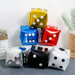 Dollar Dice Balloons - Fun Smiley Face Balloons For Parties, Decorations & Celebrations - View #4