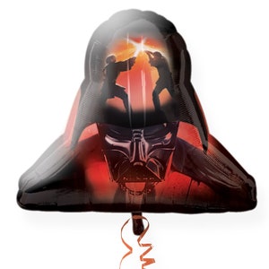 28&quot; Darth Vader shape balloon, Star Wars, birthday, party decoration, free and FAST SHIP
