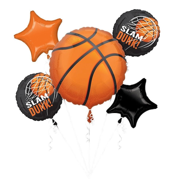 Set of FIVE Foil Balloons, Nothing but Net, Basketball, Sports, Party  Decorations, Free and FAST SHIP -  Canada
