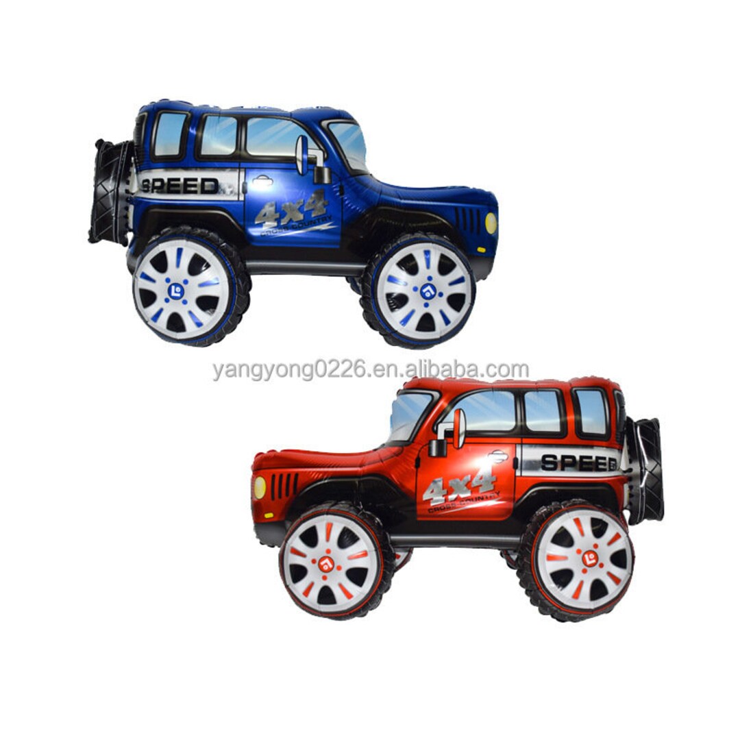 ONE 29 4x4 Jeep 4d Foil Balloon Fill With Air Vehicle Etsy