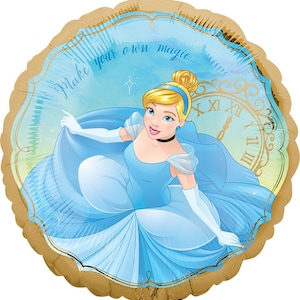 TWO 17&quot; Cinderella Foil Balloons, Free and FAST SHIP