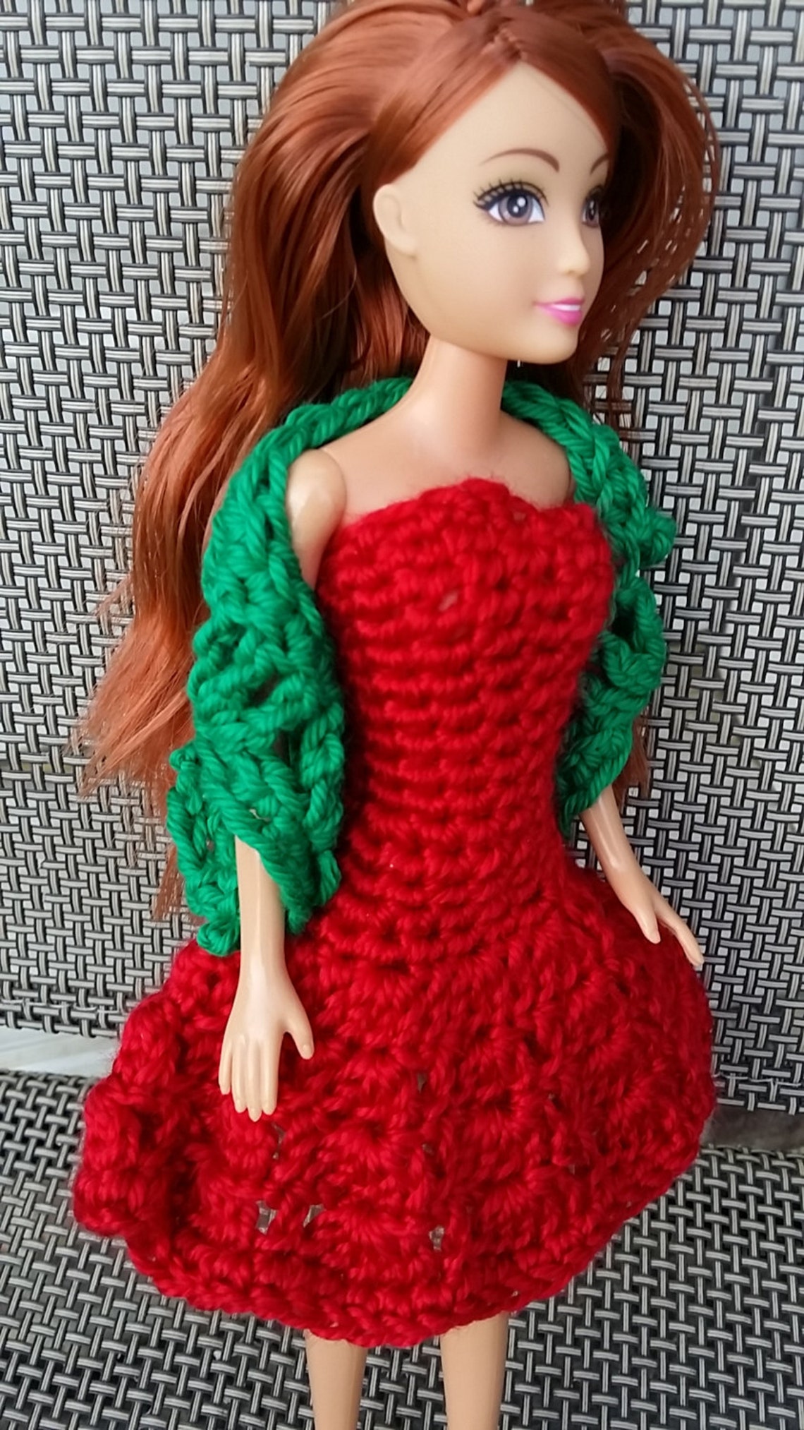 Christmas Barbie Doll Clothing for fashion dolls Handmade | Etsy