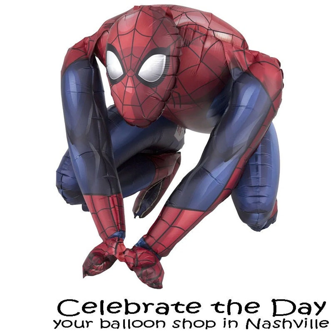 Spiderman 15 Ballon en aluminium Assis Air-Fill, décoration de fête, facile  à assembler, gratuit et RAPIDE SHIP -  France