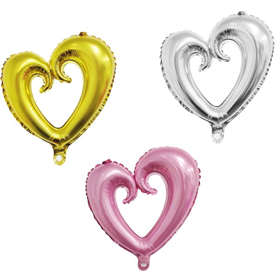 トップス shop faerie heart balloons set up METALLIC HEART BALLOON | 18