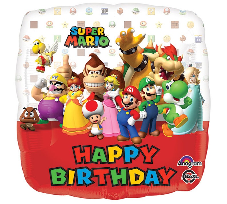 17 Super Mario Nintendo Game Character Party Etsy