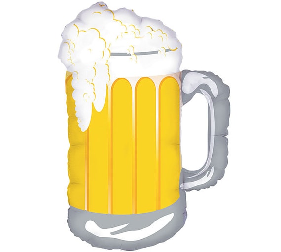 34 Frosty Beer Mug Big Foil Balloon Party Decoration Etsy