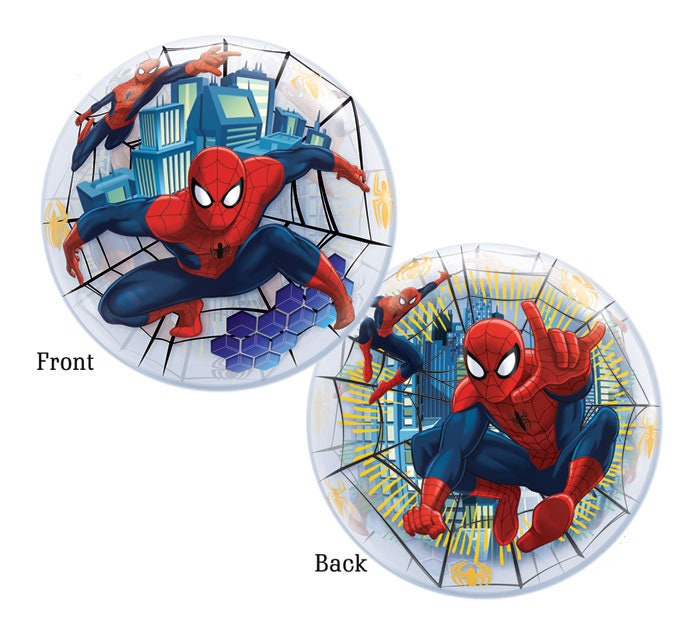 Ballon Bulle Spiderman™ 56 cm - déco anniversaire