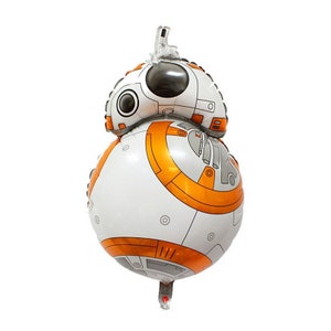 28" BB8 Droid balloon, Star Wars, party decoration, Droid Balloons, Free and FAST SHIP