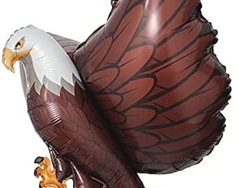 Globo de aluminio de 31 pulgadas con forma de águila, pájaro, alas, EE. UU., 4 de julio, Águilas, envío gratis y rápido.