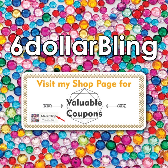 rhinestone supply coupons